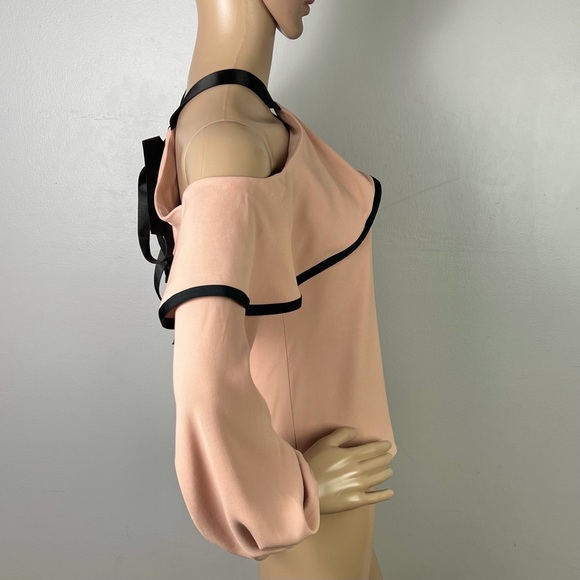 NEW ALEXIS REVOLVE PINK COLD-SHOULDER TOP - Picture 5 of 8
